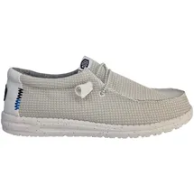 HEYDUDE Wally Sport Mesh Herren Beige/Weiß 43