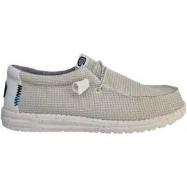 HEYDUDE Wally Sport Mesh Herren Beige/Weiß 43