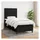 vidaXL Boxspringbett 100 x 200 cm Schwarz