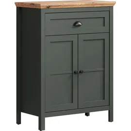 trendteam Stanton Kommode Tannengrün/Evoke Eiche B/H/T: ca. 77/102/39 cm - grün