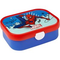 MEPAL Brotdose Kinder - Bento Box Kinder - Brotdose Kinder mit Fächern & Gabel - Meal Prep Box mit Clip-Verschluss - BPA-frei & Spülmaschinenfest - 750 ml - Spiderman