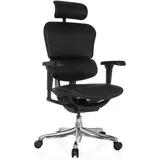 HJH Office Bürostuhl ERGOHUMAN ULTRA L GEN2 Leder Schwarz