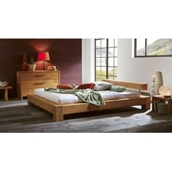 Futonbett Linares - 160x210 cm - Wildeiche natur