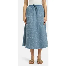 Milano Italy A-Linien-Rock Damen Blau 44