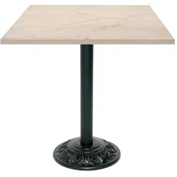 Restootab Tisch Bistrot-Stil 70x70cm - Modell Marmor Yule