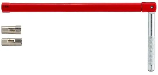 Standhahnmutternschlüssel SW13 mit Adaptern SW 10/11 mm - für Einhebel-Mischbatterien