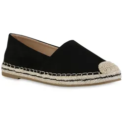 Damen Espadrilles in Schwarz