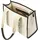 Valentino Candle Shopper Polyester Beige/Grau/Schwarz/Weiß