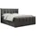 MKS Boxspringbett, PREMIUM 11 King 160/200 Dunkelgrau Kunstleder - H3,