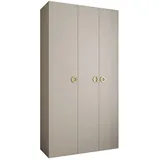 abiks möbel Drehtürenschrank COMO 130 x 245,5 x 40 cm Gold