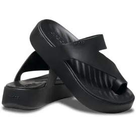 Crocs Getaway Platform Toe Loop Badesandalen Black 37-38