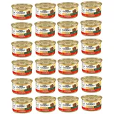 GOURMET Gold Succulent Delights Nassfutter mit Rind für adulte Katzen 24x85g