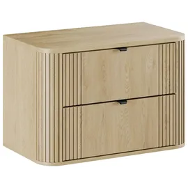 Badplaats Waschbeckenunterschrank Cremona 2 Schublade 80 x 54 cm Beige