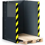 R+R INDUSTRIETECHNIK Rr Industrietechnik Paletten Stapel Station Rps-10 Bxtxh 1020x945x1425 mm, Ral 7016 Anthrazitgrau