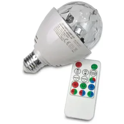 SATISFIRE PARTY LAMP | E27 Fassung raumfüllender LED Partyeffekt Fernbedienung