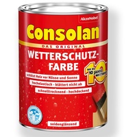 Consolan Wetterschutz-Farbe (2,5 l, weiss)