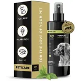 Peticare Anti-Läuse & Haarlinge Spray für Hunde, lindert effektiv Juckreiz 100 ml