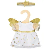 Heless Kleid für Puppen Schutzengel Gold/Weiß 9152