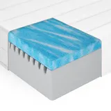 Mister Sandman Gelmatratze 80x200 cm H2 H3 - hochwertige Matratze mit mikrofaser Bezug 15cm höhe