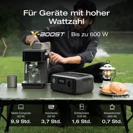 EcoFlow Tragbare Powerstation RIVER 3, 245 Wh LFP Batterie, bis zu 600 W Leistung