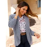 Classic Basics Strickjacke Langarm Blau 48
