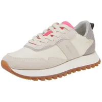 GANT FOOTWEAR Damen CAFFAY Sneaker, White/Gray/Fuchsia, 37 EU - 37 EU