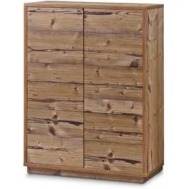Aileenstore Highboard Eyecatcher Kommode mit Push-To-Open-System