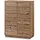 Aileenstore Highboard Eyecatcher Kommode mit Push-To-Open-System