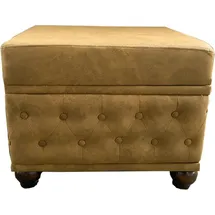 Casa Padrino Hocker Antik Braun 60 x 45 x 46 cm Braun