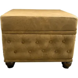 Casa Padrino Hocker Antik Braun 60 x 45 x 46 cm Braun