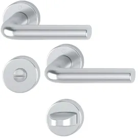 HOPPE Drückergarnitur WC/S Silber