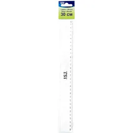 TSI Lineal 30 cm Transparent