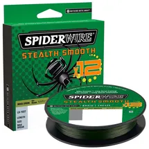 Spiderwire Stealth Smooth 12 Geflochtene Schnur 150 M - Moss Green - 0.050 mm