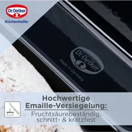 Dr. Oetker Kastenform Back-Liebe Emaille 25 cm