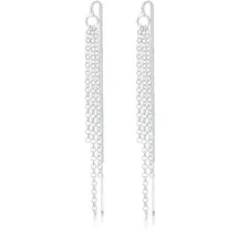 Elli Ohrhänger Durchzieher Ketten Style Elegant Silber 925 onesize