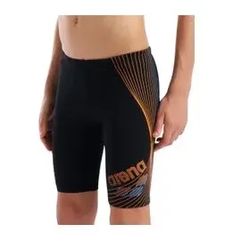 Arena Design Swim Jammer Schwarz/Orange/Türkis 140