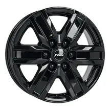 Rial Transporter 6,5 x 16 6 x 130 ET62 Schwarz Glänzend