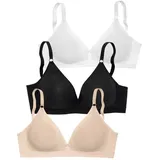petite fleur by lascana petite fleur Bralette-BH Beige/Schwarz 75AA