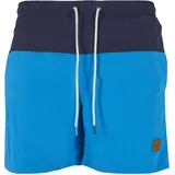 URBAN CLASSICS Badeshorts Urban Classics Herren Block NVY/Tur 3XL