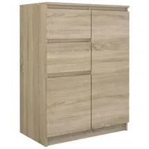 Top e shop Malwa 70 x 97 x 40 cm Sonoma / Weiß