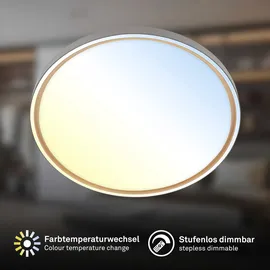 Briloner LED Deckenlampe 1 dimmbar Ø 49,5 cm anthrazit