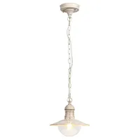 Rabalux Außenpendelleuchte Oslo Metall 24 x 24 x 76 cm 1xE27 weiß
