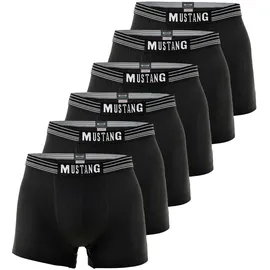 Mustang Boxershorts 6er Pack schwarz L