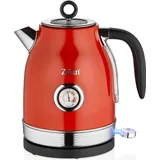 Zilan Retro Wasserkocher 1,7 Liter Water Kettle Heißwasserspender Teekocher