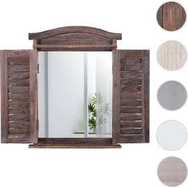 Mendler Wandspiegel 53 x 42 cm Braun
