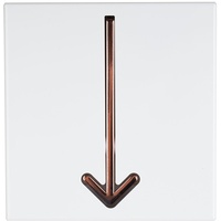 BHP Design Wand Garderobe Pfeil rot gold Flur Aufhänger