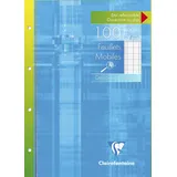 Clairefontaine Notizblock Pupitre A4 Bunt 5 St.