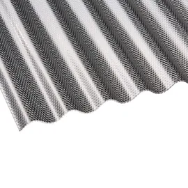 Scobalit Sinus 76/18 Acryl 250 x 104,5 cm 3 mm wabe graphit