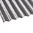 Scobalit Sinus 76/18 Acryl 250 x 104,5 cm 3 mm wabe graphit