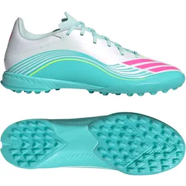 adidas F50 Messi League TF Herren Cloud White/Lucid Pink/Flash Aqua 48
